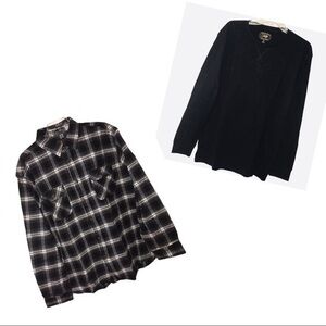 Jachs 2 Men’s Thermal and Flannel Shirts - Size XL